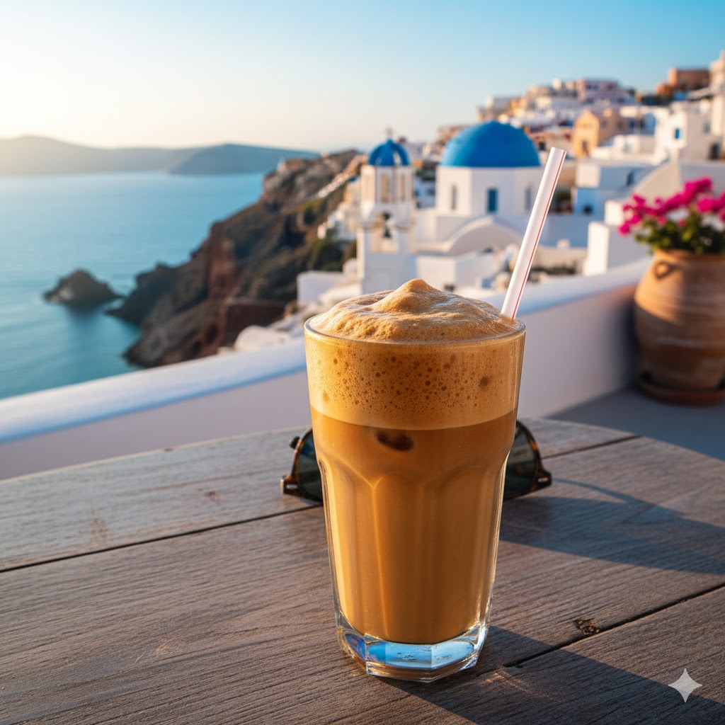 [translate:Café frappé servido]