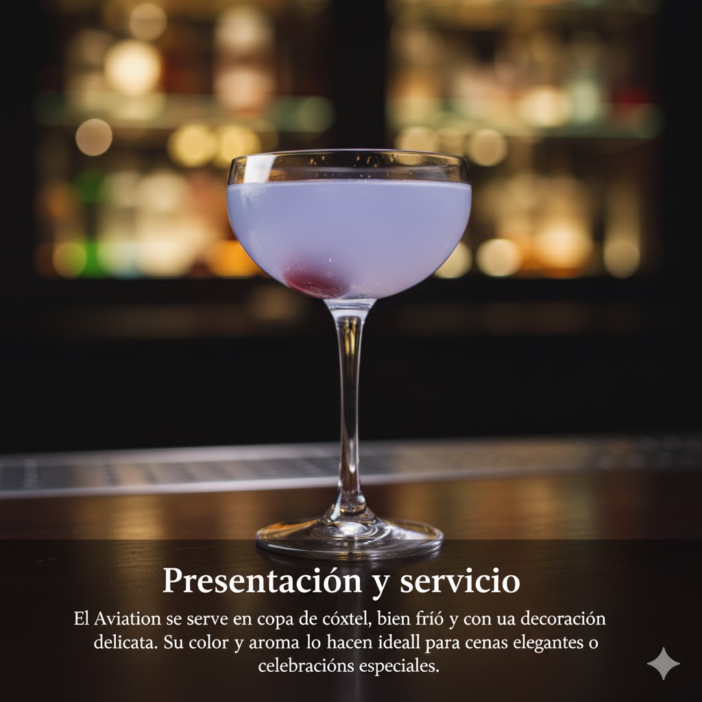 Aviation azul pálido en copa