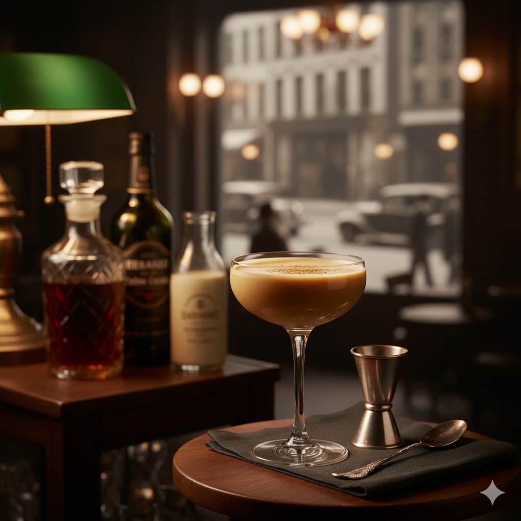 Brandy Alexander cremoso con cacao