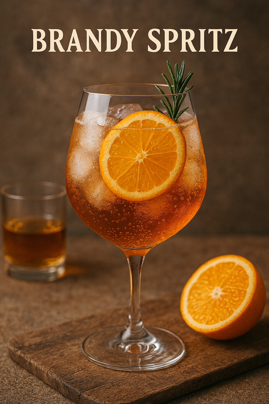 Brandy Spritz con naranja