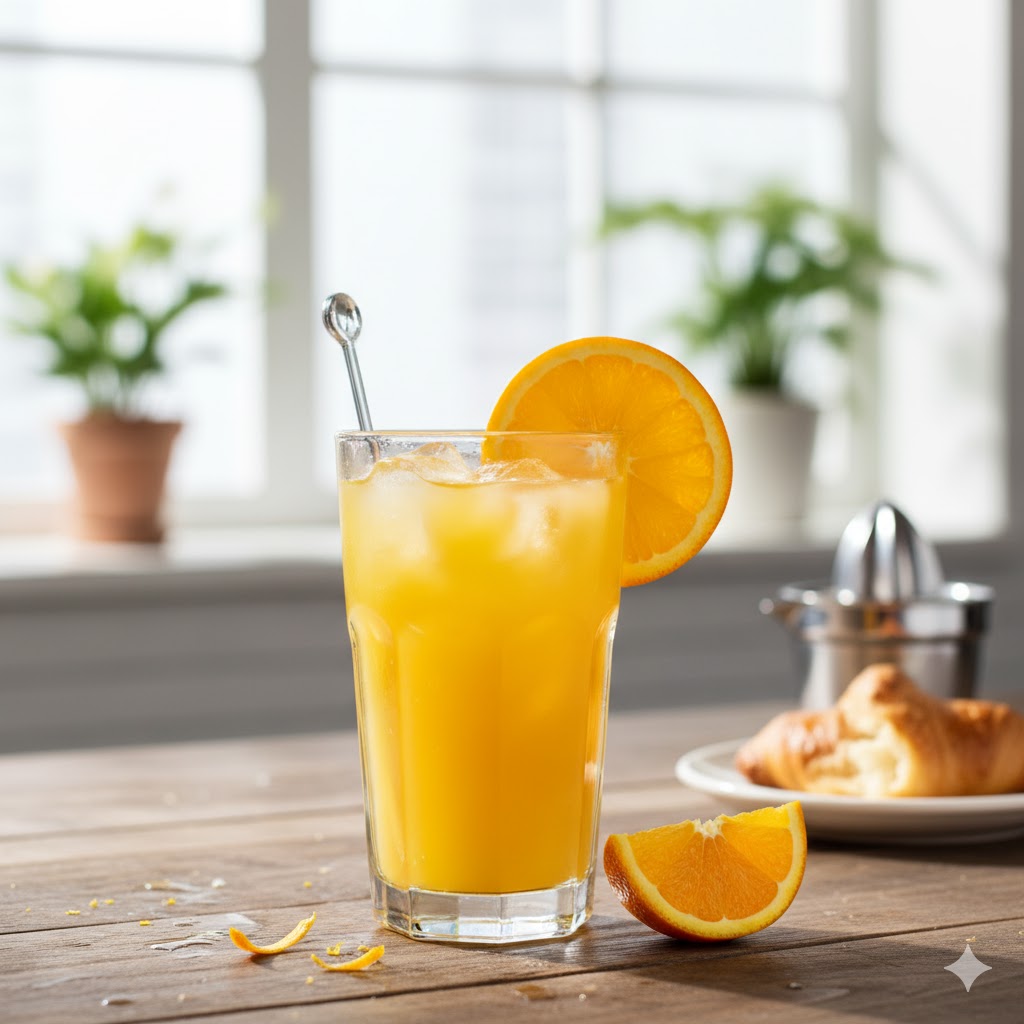 Destornillador de vodka y zumo de naranja