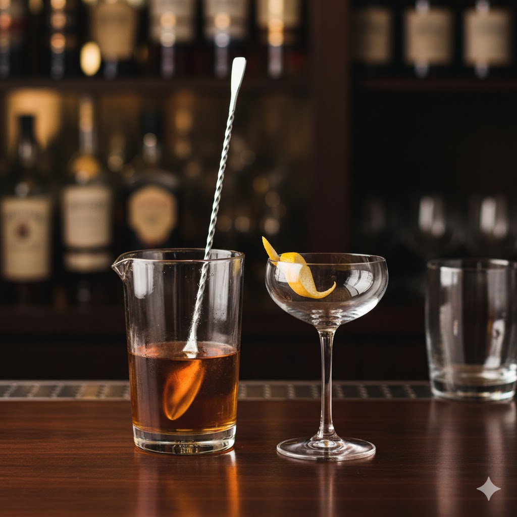 Maria Mole con coñac y vermut blanco