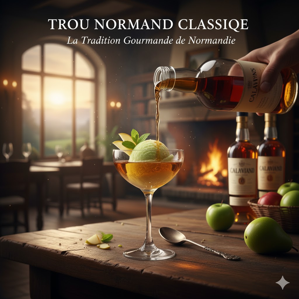 Trou Normand en copa pequeña