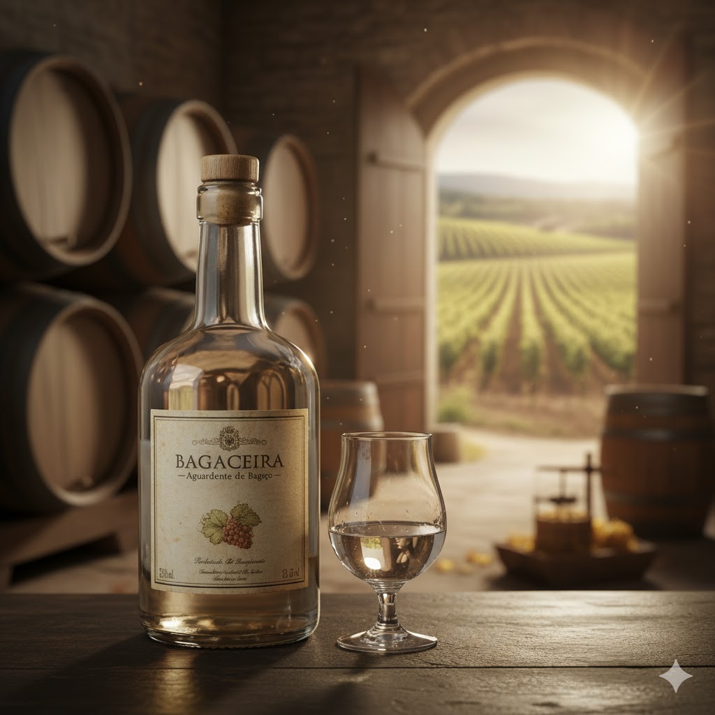 Botella tradicional de Bagaceira