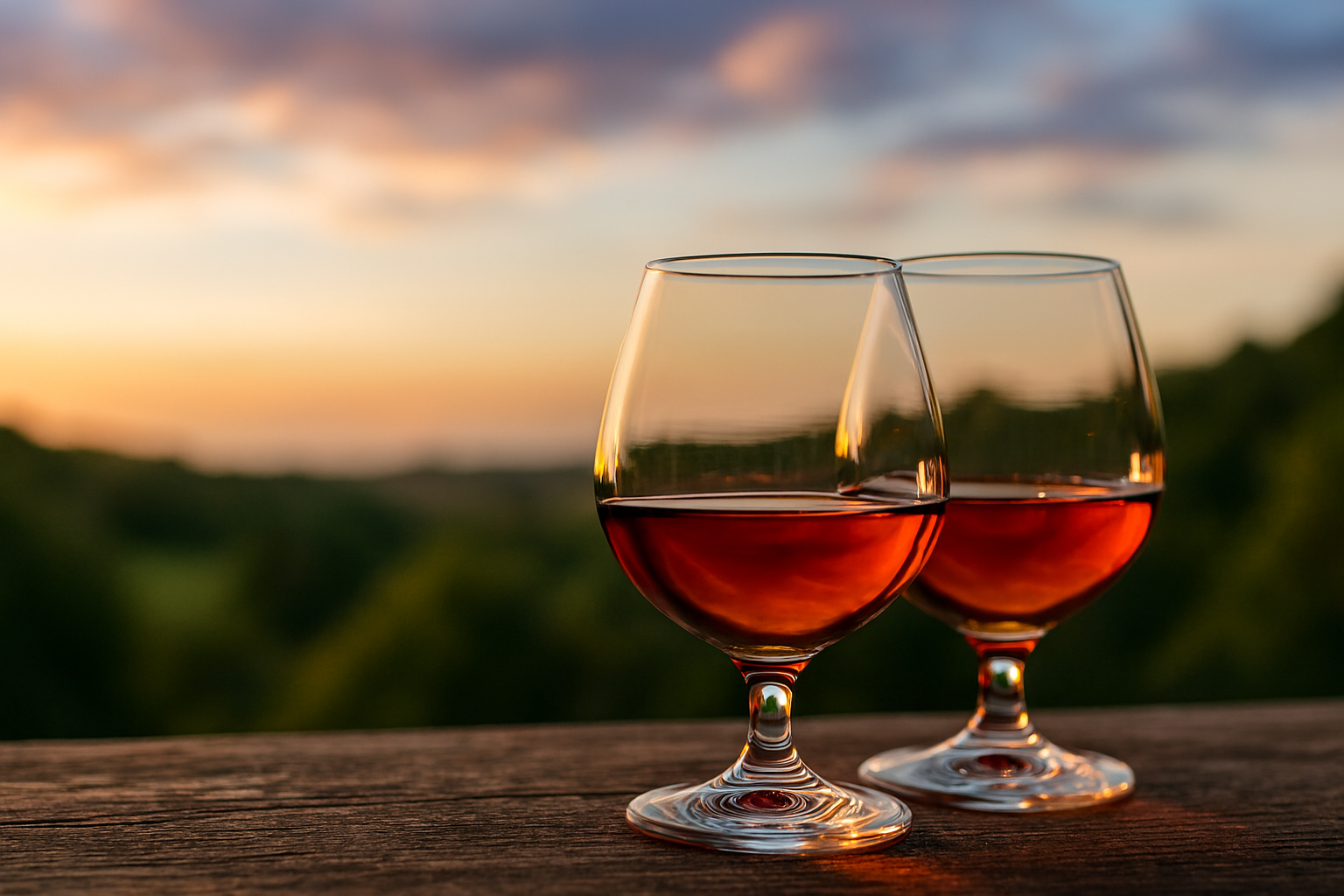 Brandy y coñac: el alma del vino destilado, servido en copas snifter