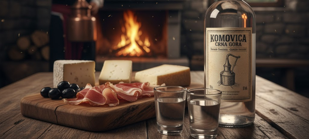 Komovica: aguardiente de orujo de los Balcanes