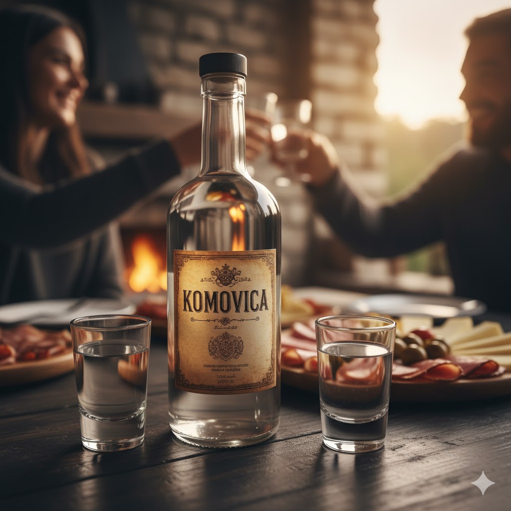 Servicio tradicional de Komovica en los Balcanes