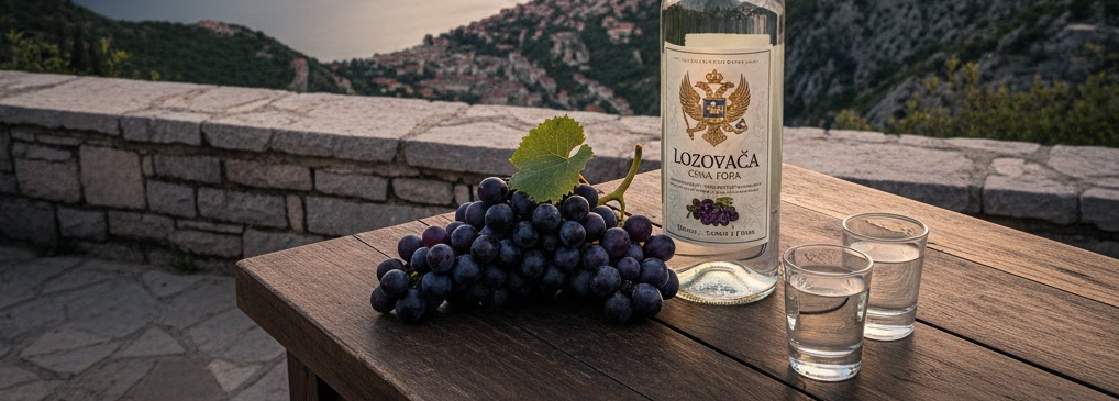 Lozovača: aguardiente de orujo de los Balcanes
