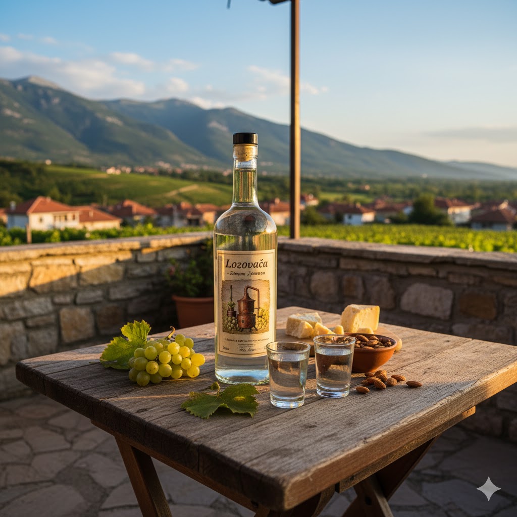 Botella tradicional de Lozovača