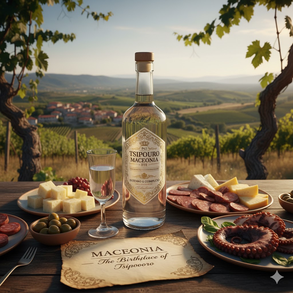 Macedonia, cuna tradicional del tsipouro