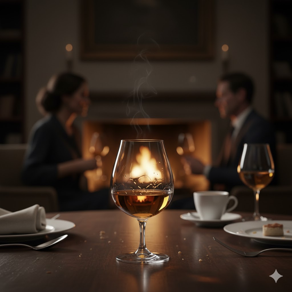 Copa de Marc servido como digestivo