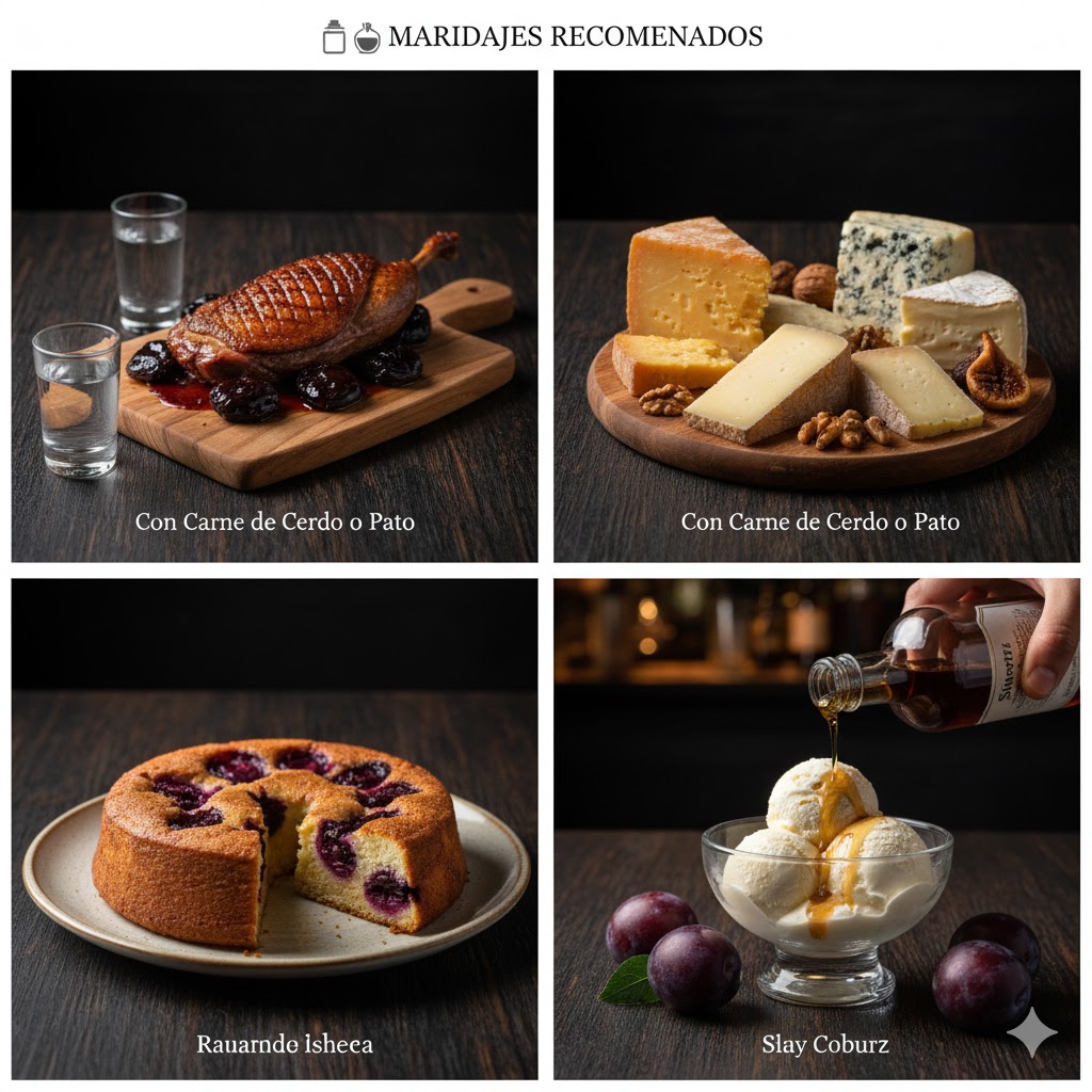 Maridajes con slivovitz de ciruela