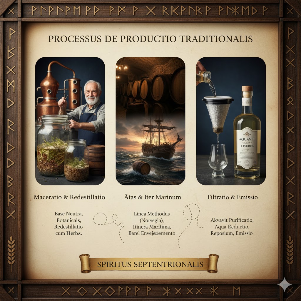 Proceso tradicional de elaboración del Aquavit