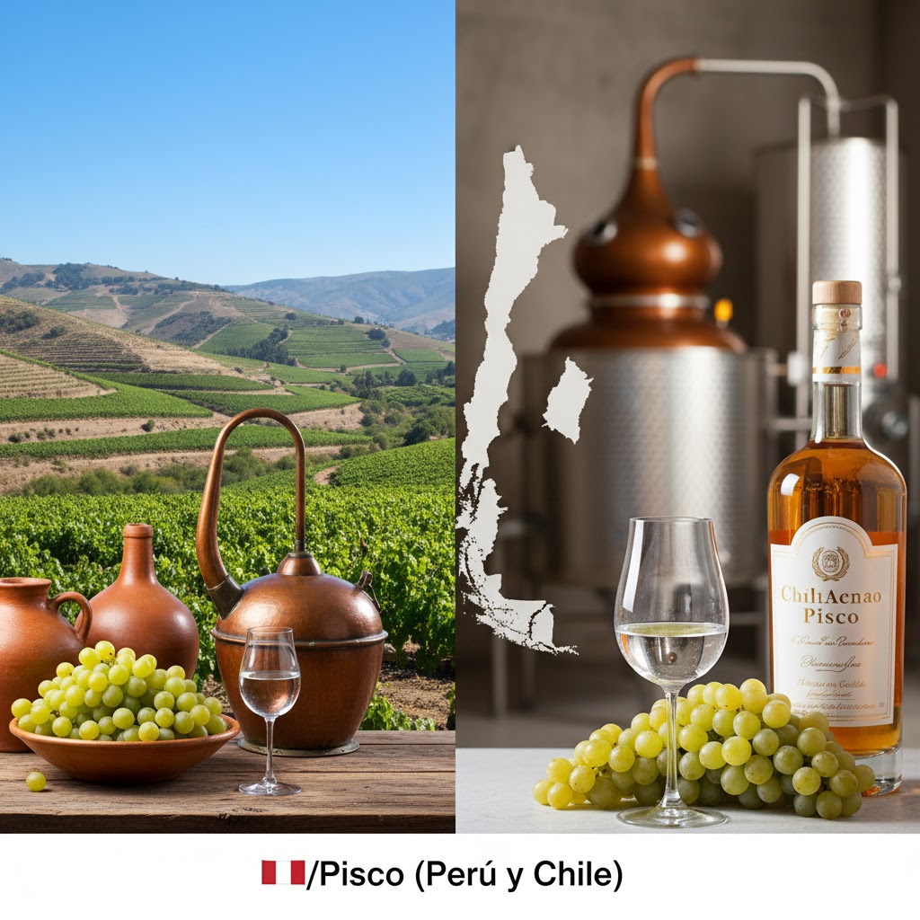 Región de Pisco, Perú y Chile