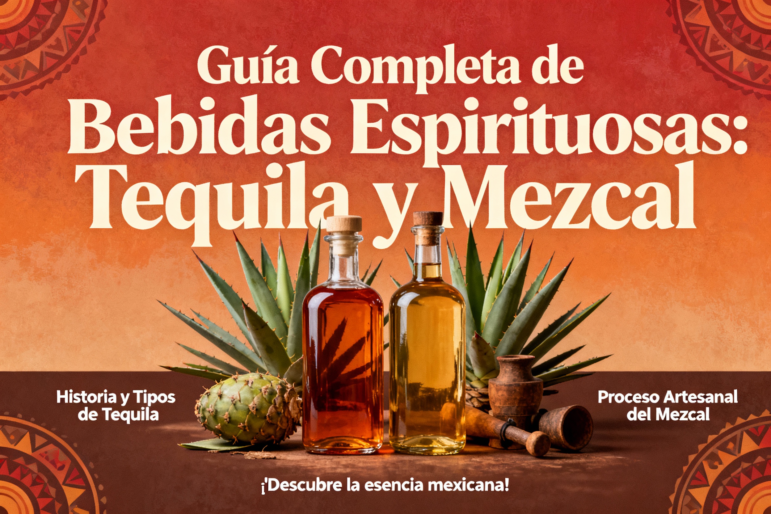 Guía completa del tequila y mezcal, bebidas espirituosas de México