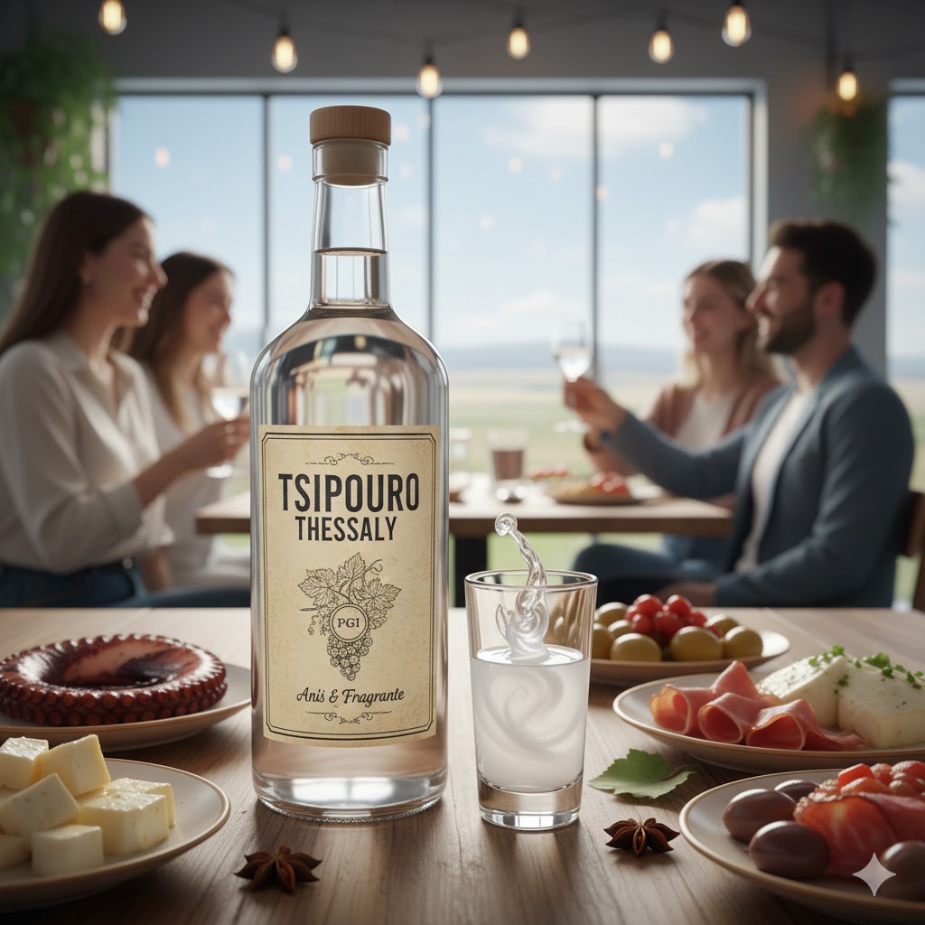 Tesalia, región de tsipouro aromático