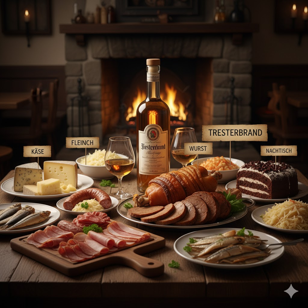 Maridaje de Tresterbrand con comida alemana