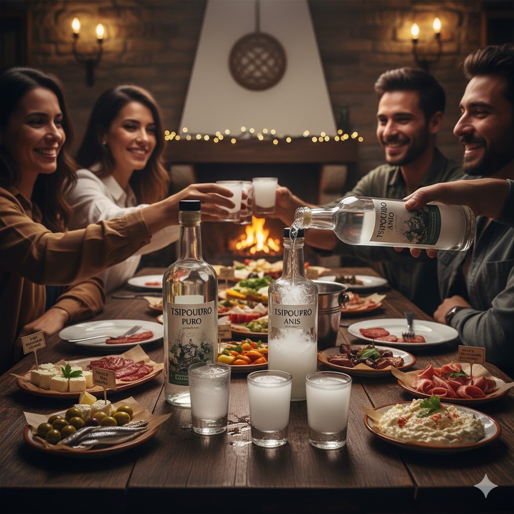 Cultura del tsipouro en Grecia