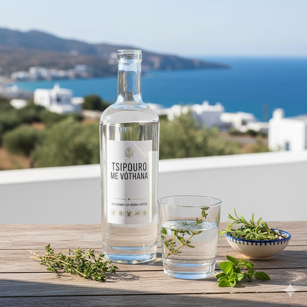Tsipouro con Hierbas