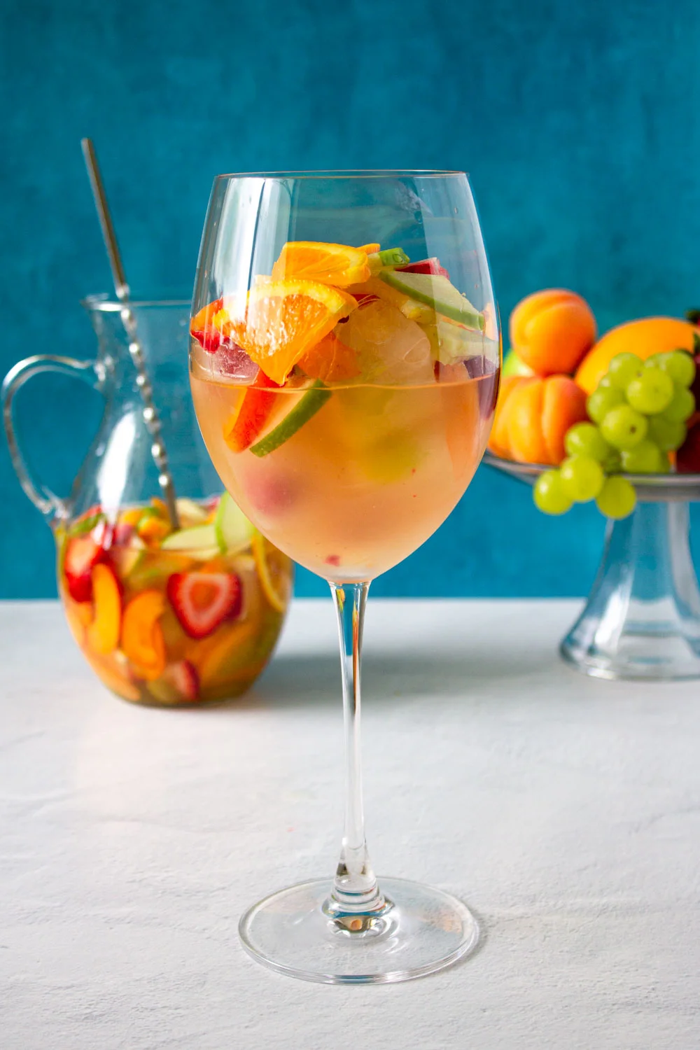 Servicio y vasos para zumos