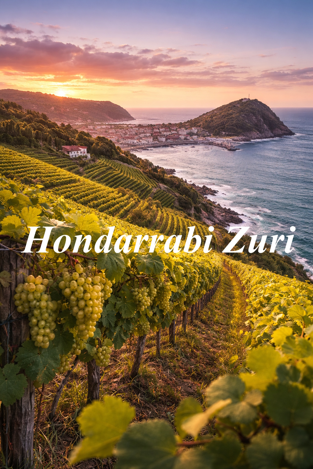 Viñedos Hondarrabi Zuri Getaria Cantábrico espumoso eterno