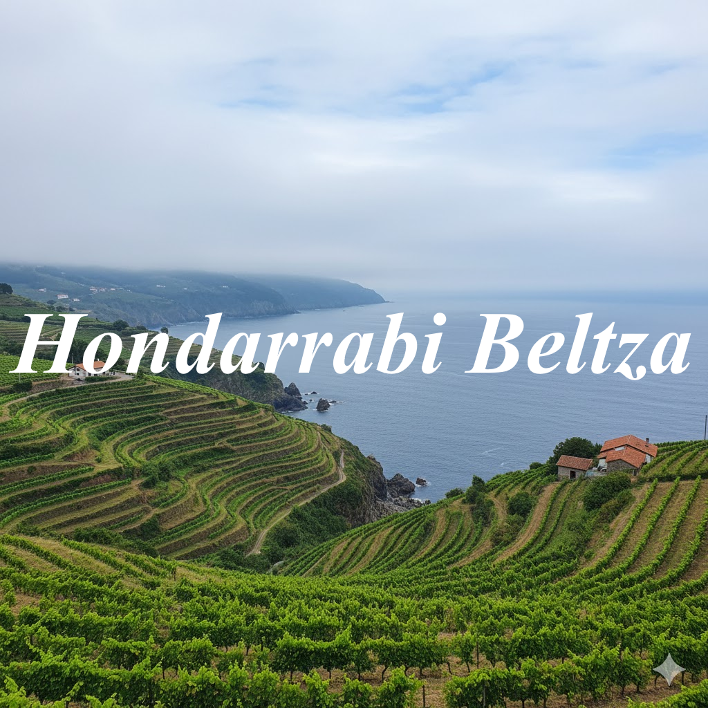 Viñedos Hondarrabi Beltza Getaria Cantábrico brumoso eterno