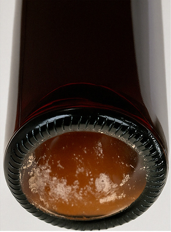 Cristales de tartrato en vino