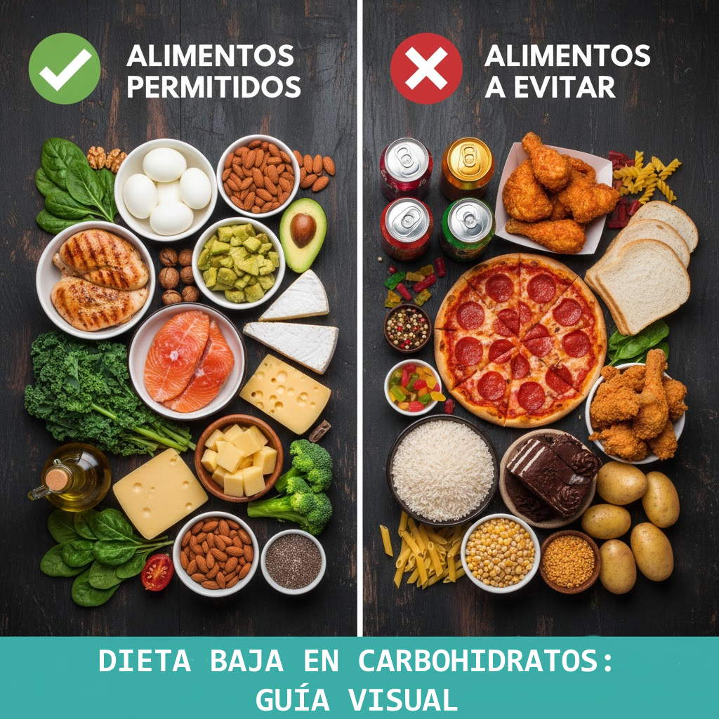 Ejemplo de alimentos permitidos y prohibidos