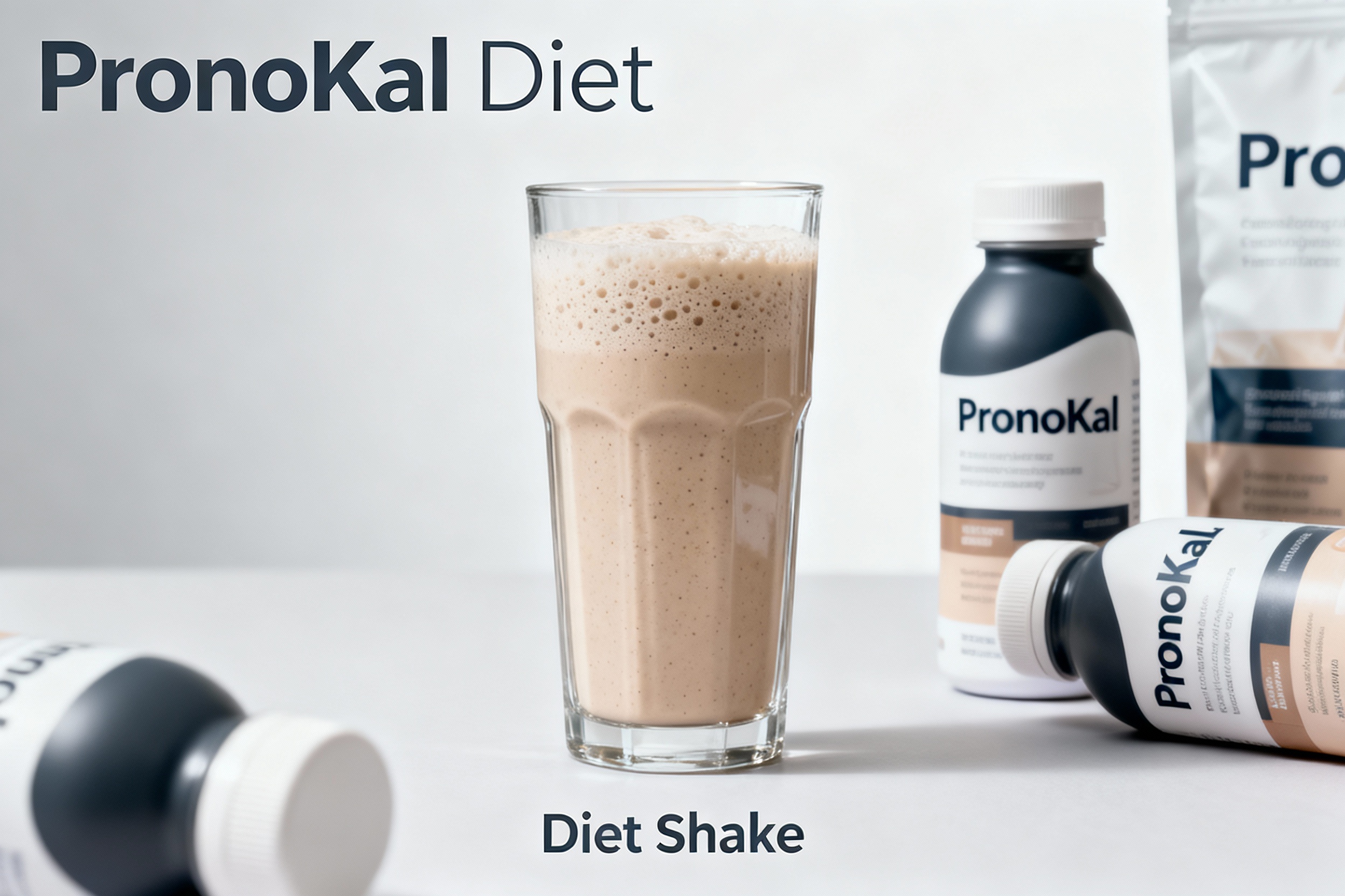 Batido y productos comerciales utilizados en la dieta PronoKal