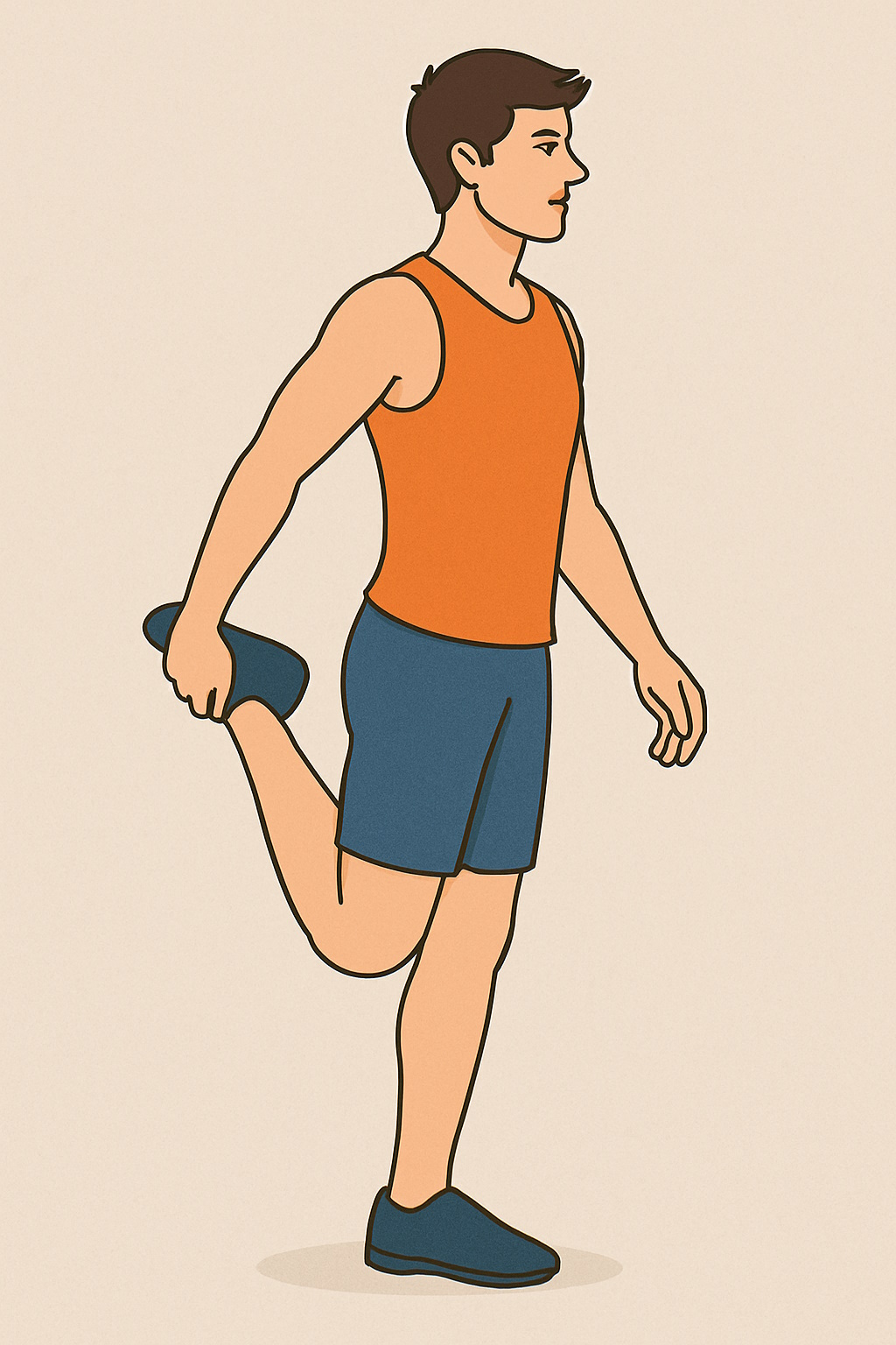 Estiramiento de Cuádriceps