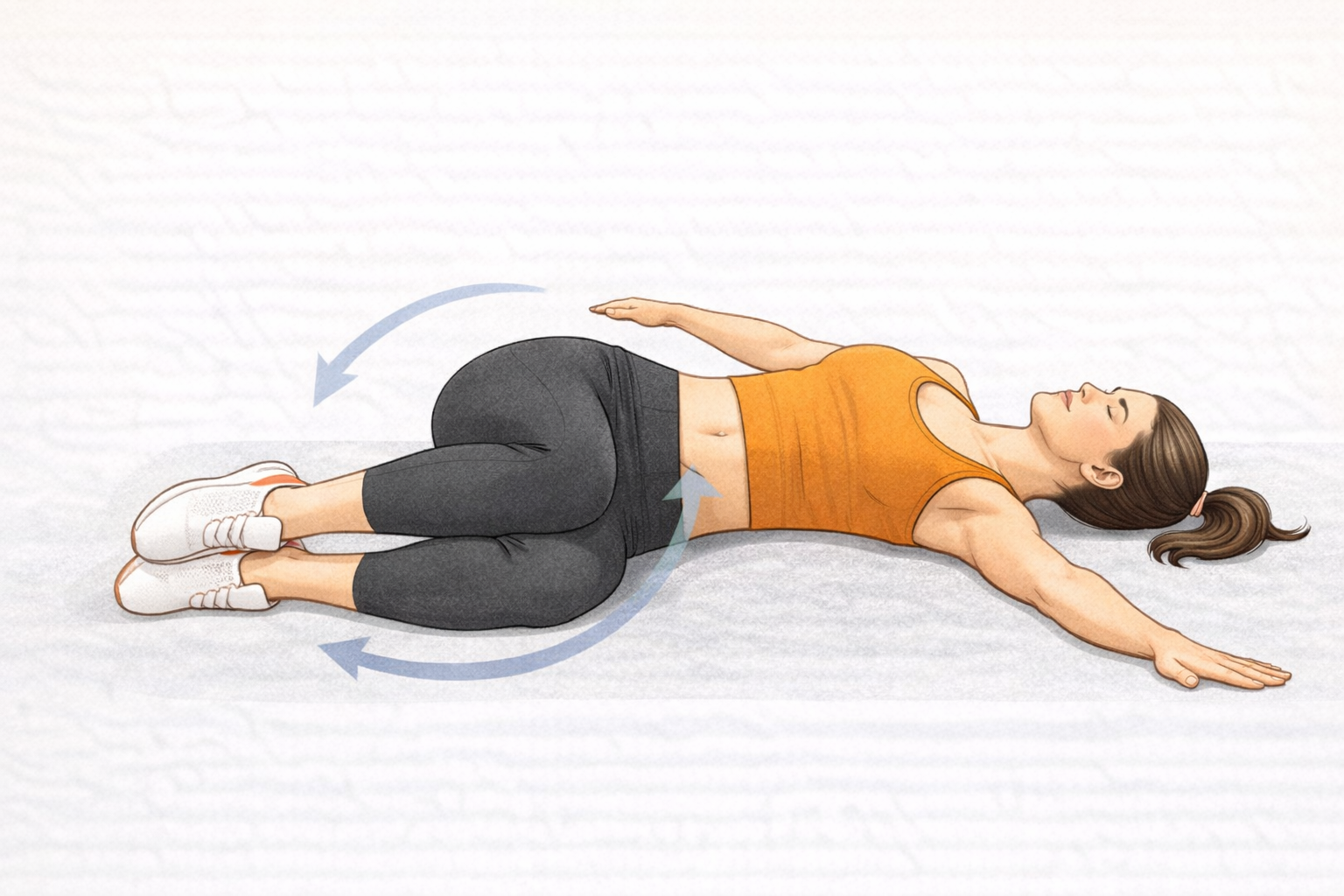 Rotaciones lumbares tumbado