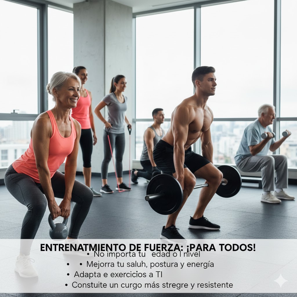Personas que pueden entrenar fuerza