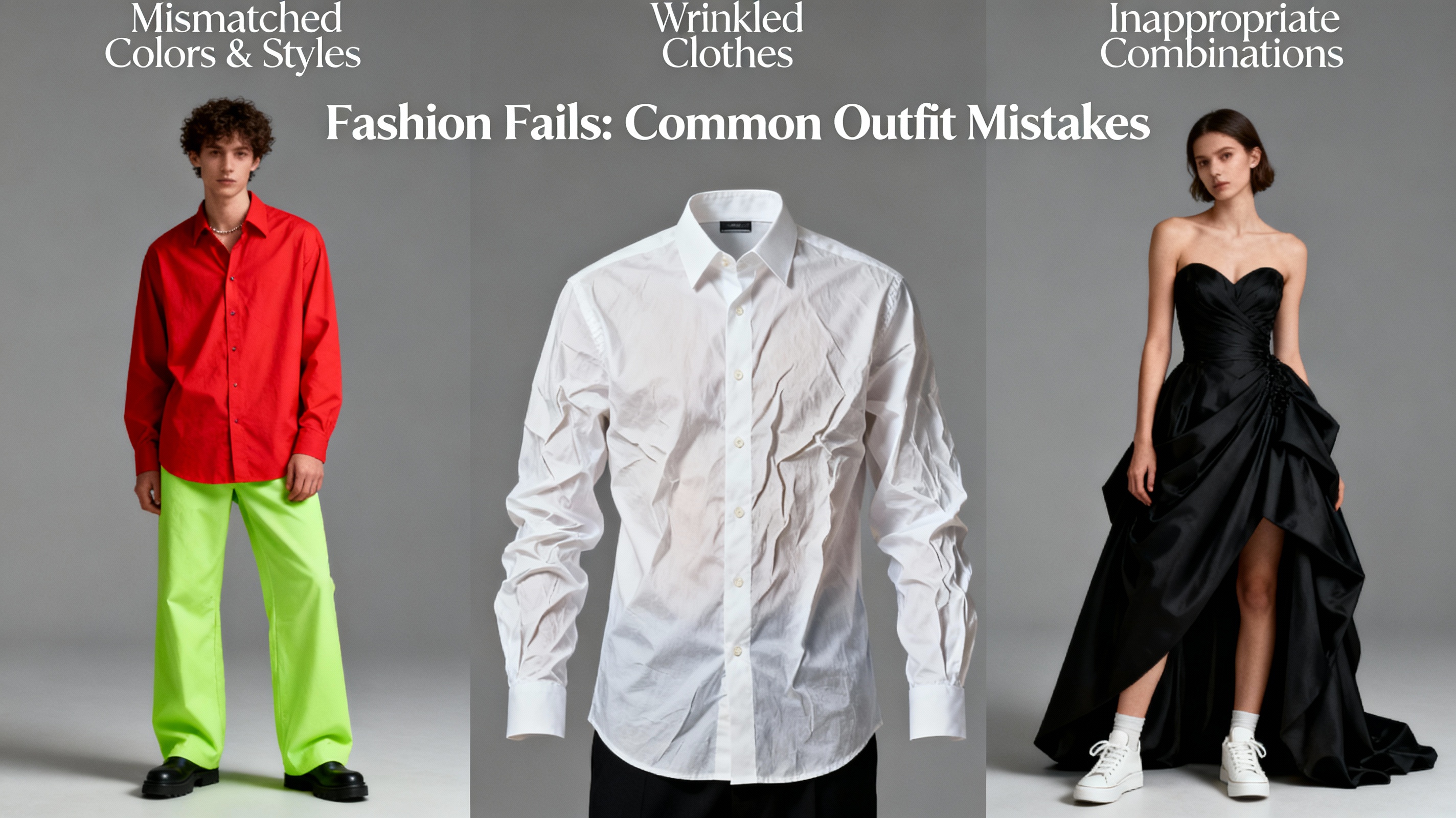 Errores comunes en la vestimenta y combinación de prendas