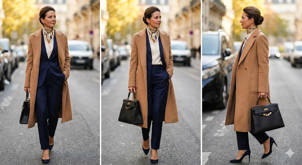 Persona con vestimenta elegante y cuidada