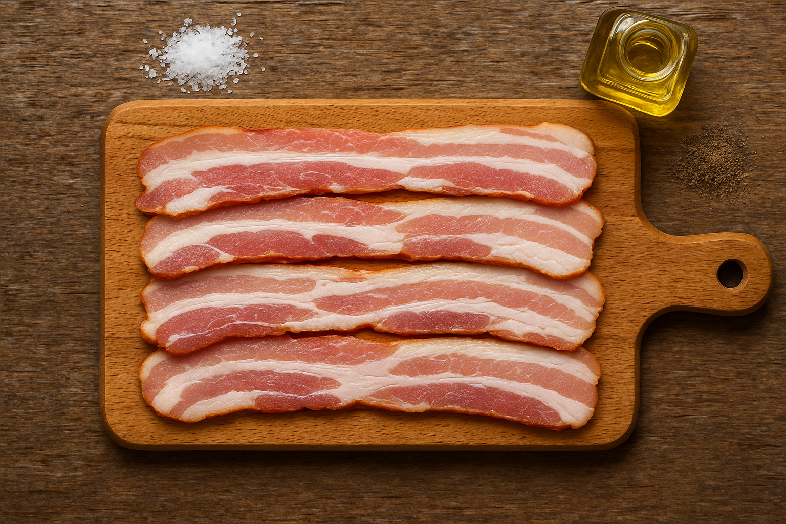 Ingredientes bacon crujiente