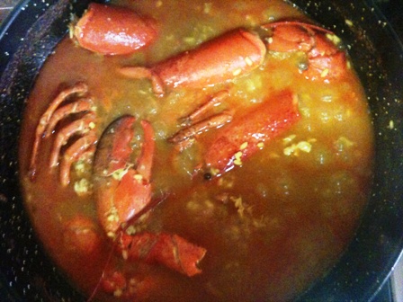 Arroz meloso de bogavante