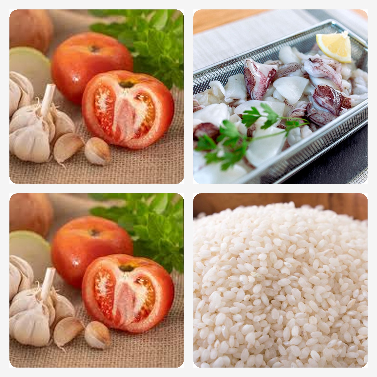 Ingredientes: arroz, sepia, tinta, verduras y fumet