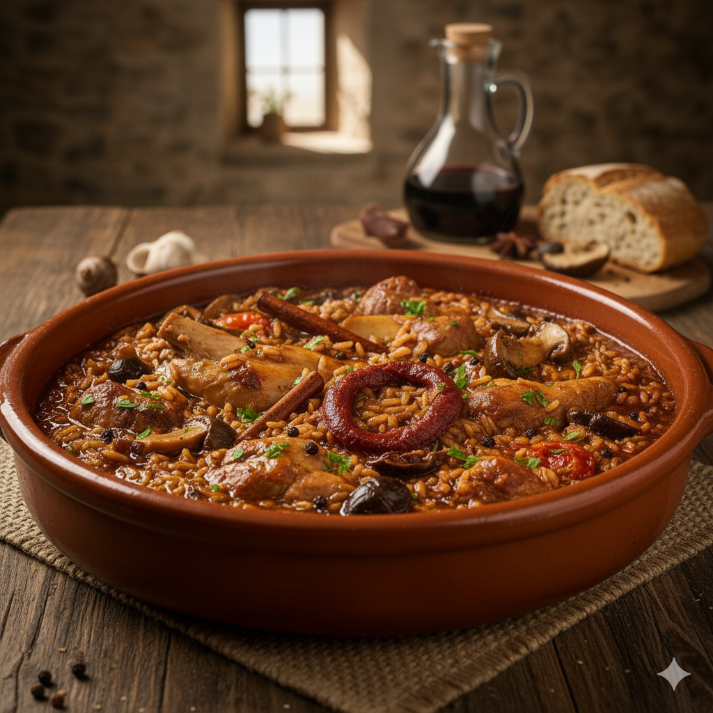 Arroz Brut terminado y servido