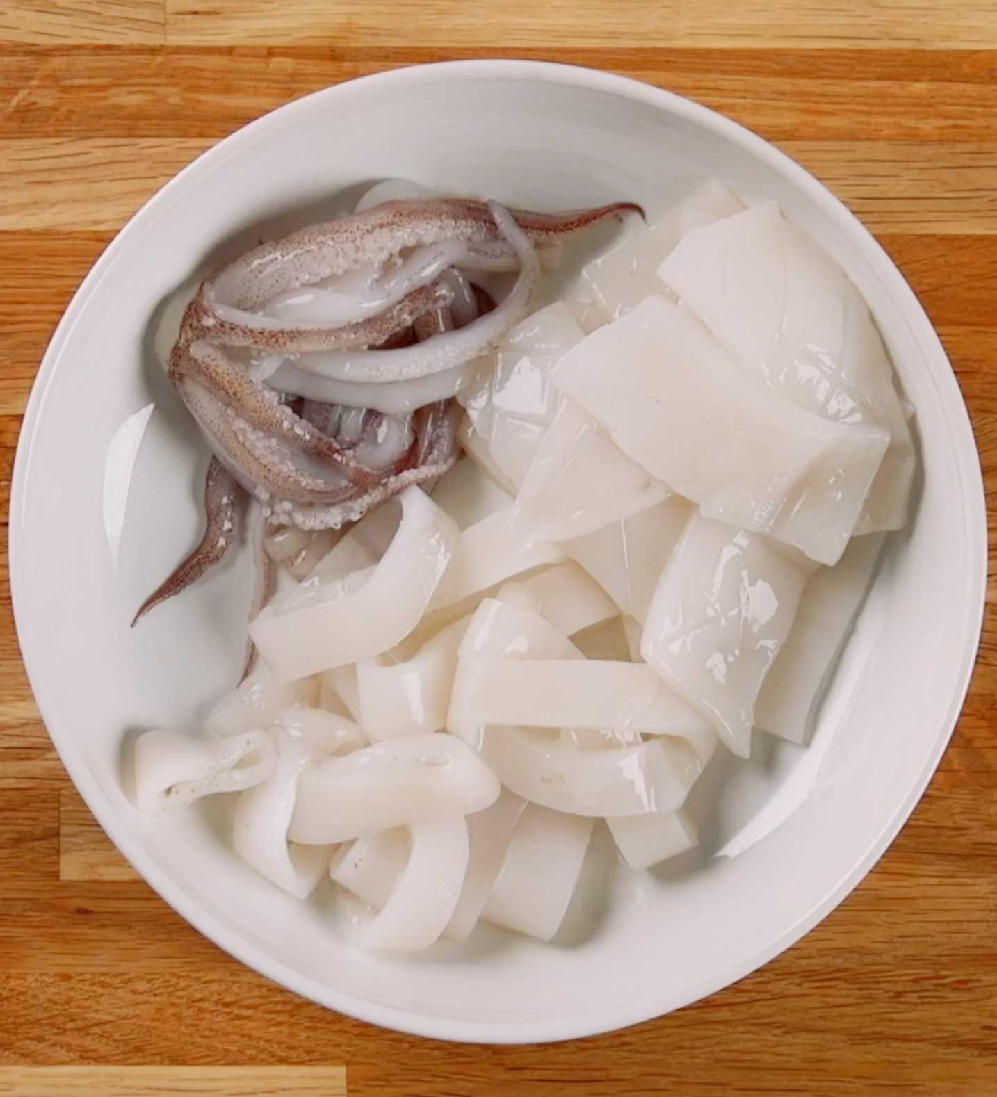 Cangrejo azul troceado