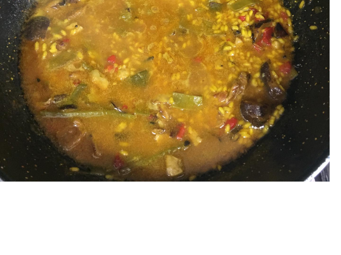 Arroz meloso con conejo, foie y boletus