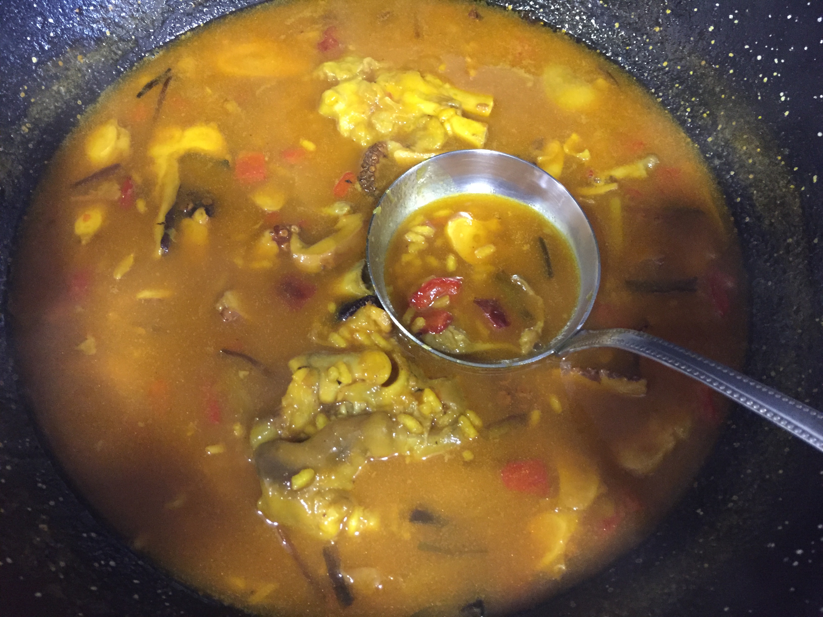 Meloso terminado en cazuela