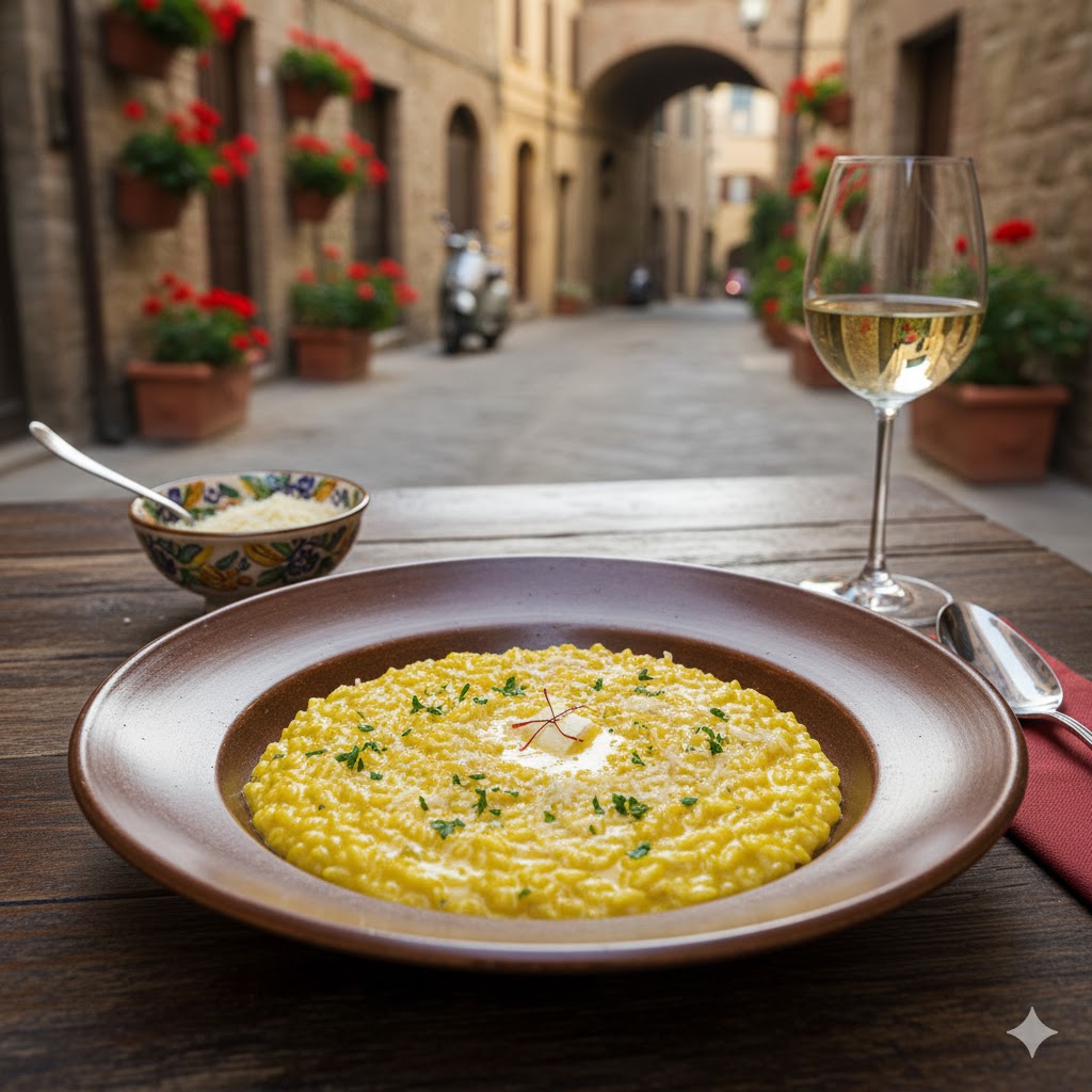 [translate:Risotto Milanese servido]
