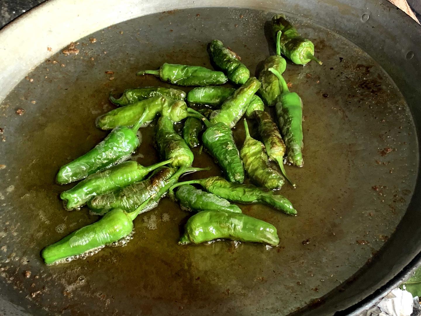 Sofrito de los pimientos