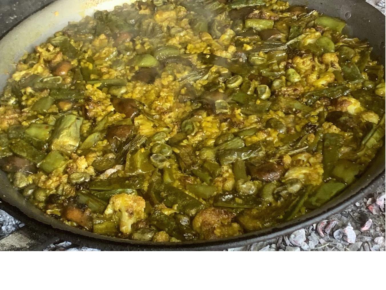 Paella vegetariana