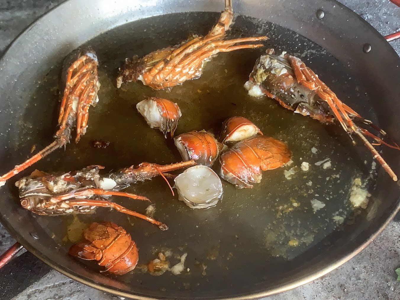 Sofreír caparazones