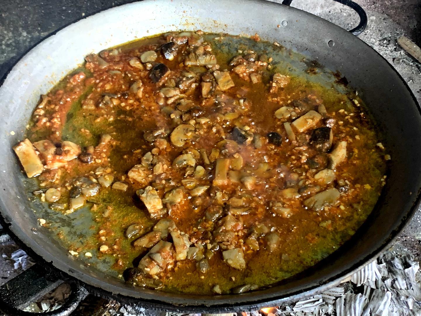 Sofrito de tomate y pimentón