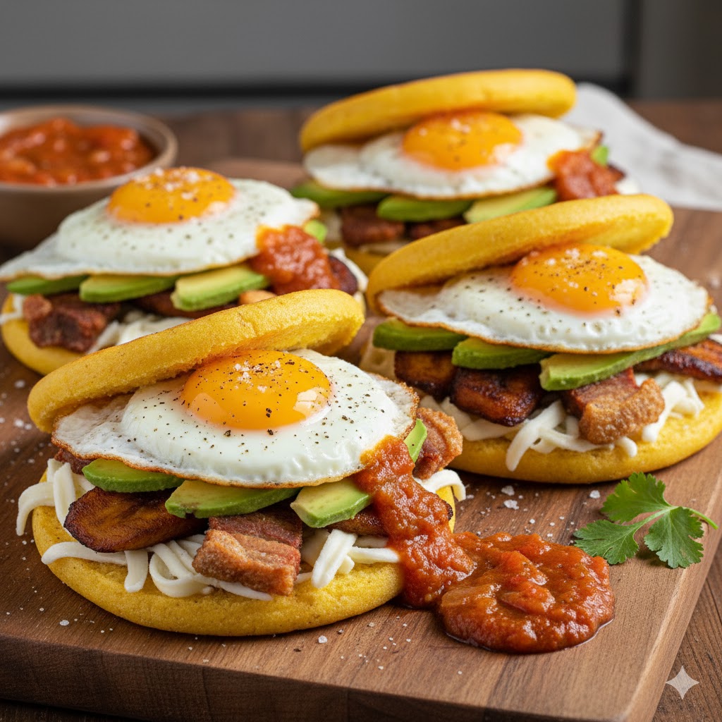 [translate:Arepa con todo servida]