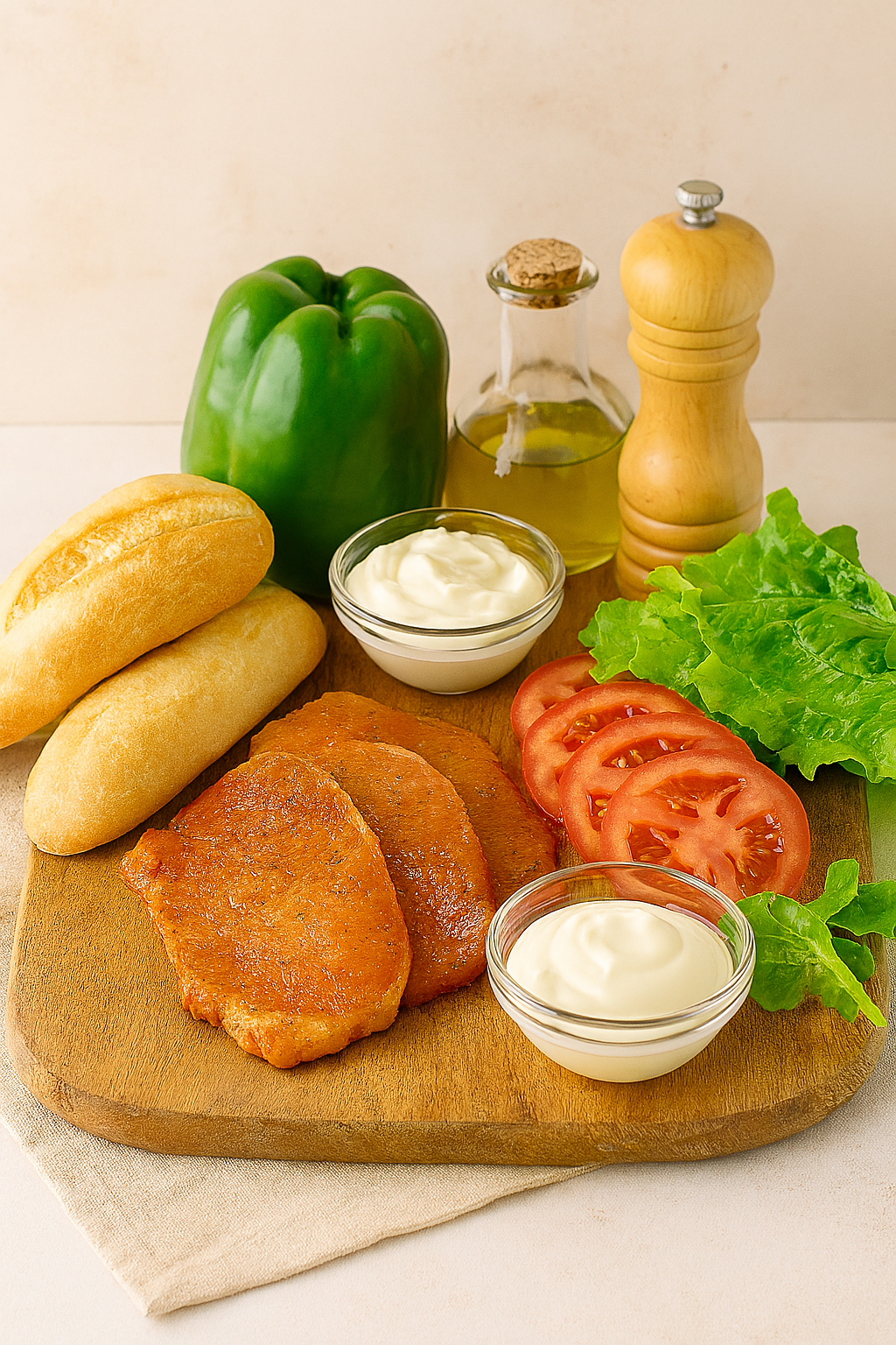 [translate:Ingredientes bocadillo de lomo tradicional]