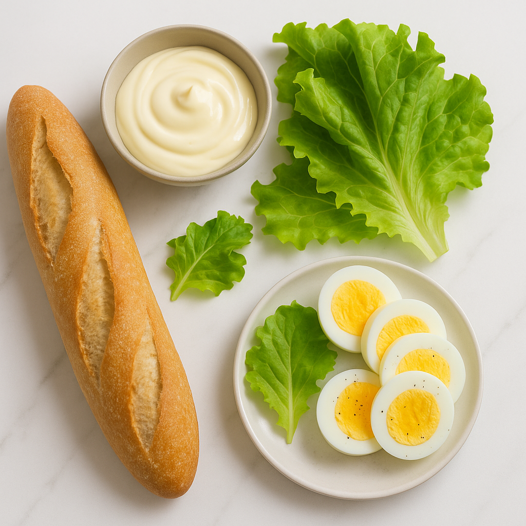[translate:Ingredientes bocadillo huevo duro]