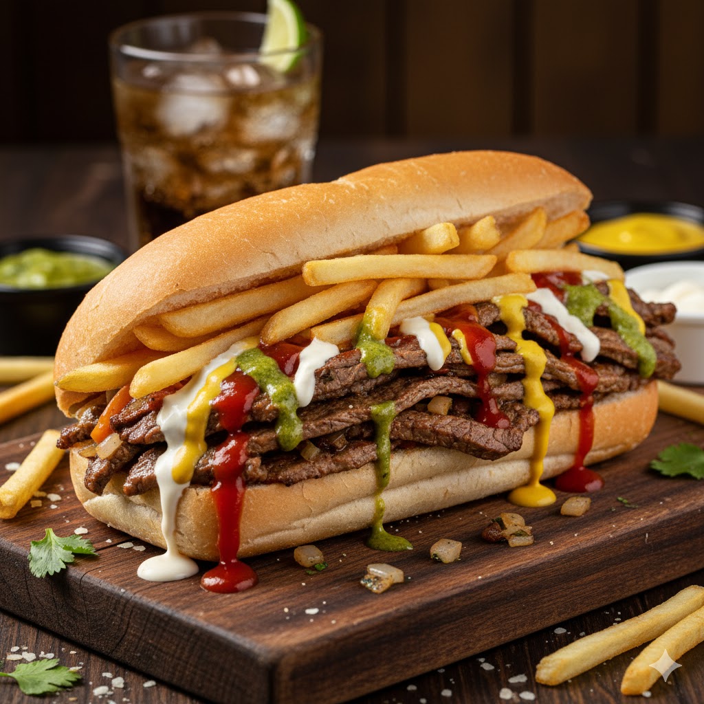 Pepito Venezolano-Colombiano servido